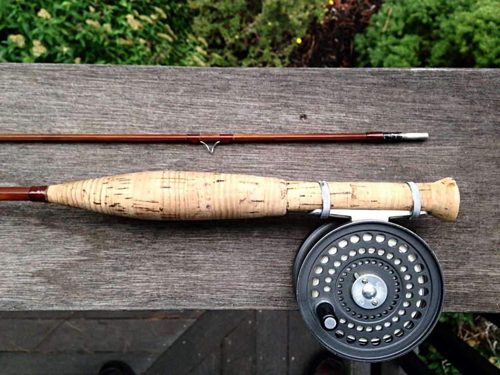 Hand built bamboo fly rod. 7' 4wt. based on a Payne taper. Still a