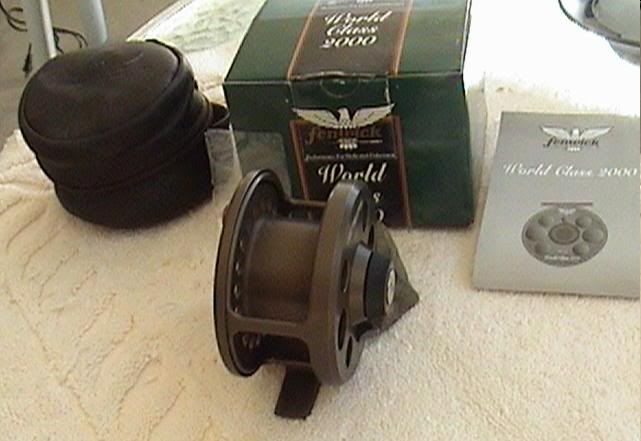 Fenwick F912 Large Arbor Fly Fishing Reel. W/ Box and Case.