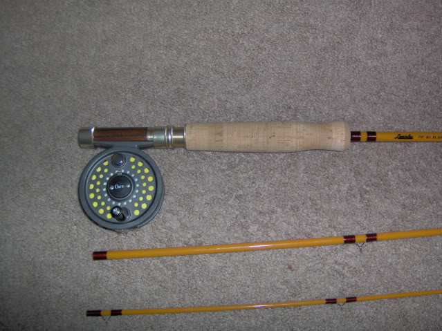 Ultralight Fly Fishing • Lamiglas 7' 3wt glass rod.